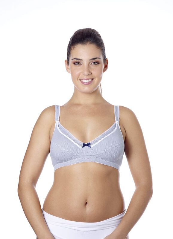 Cotton Stretch Nursing Bra (Pattern) image number 4